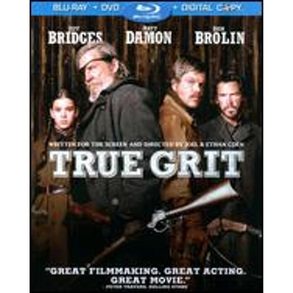 Pre-Owned True Grit [2 Discs] [Blu-ray/DVD] (Blu-Ray 0097360110449) directed by Ethan Coen, Joel Coen