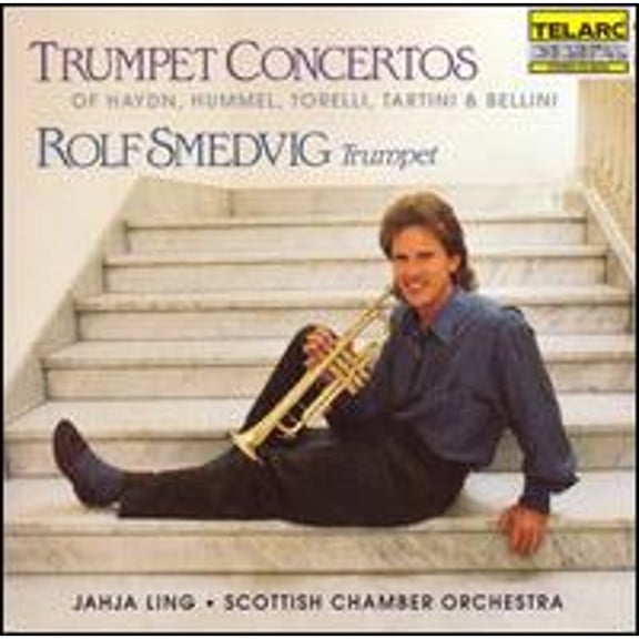 Pre-Owned Trumpet Concertos of Haydn, Hummel, Torelli, Tartini & Bellini (CD 0089408023224) by Rolf Smedvig (trumpet), Scottish Chamber Orchestra, Jahja Ling (conductor)
