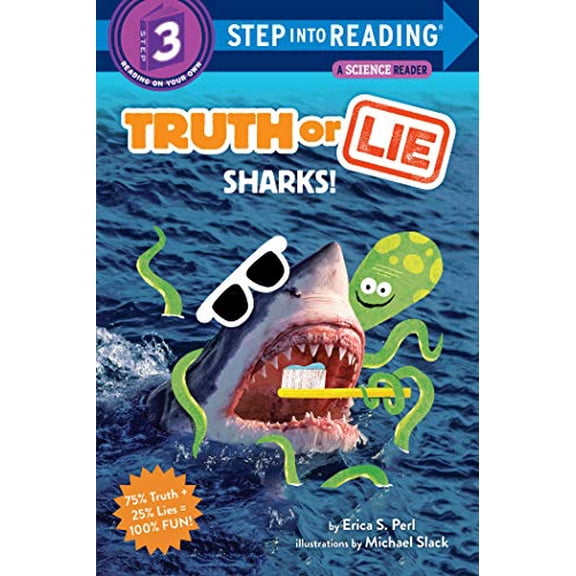 Pre-Owned Truth or Lie: Sharks! (Paperback) 052557879X 9780525578796