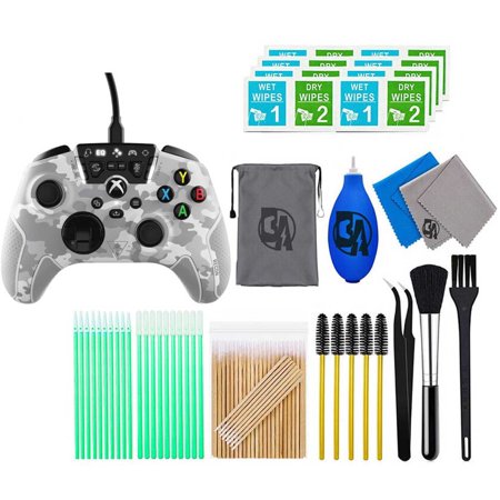 Restored Turtle Beach - Recon Controller Wired Controller for Xbox Xbox Series S & Windows PCs with Remappable Buttons - Arctic Camo With Cleaning Manual Kit Bolt Axtion (Refurbished)