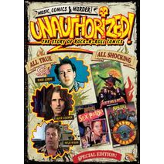 Pre-Owned Unauthorized: The Story of Rock-N-Roll Comics (DVD 0760137534891) directed by Ilko Davidov