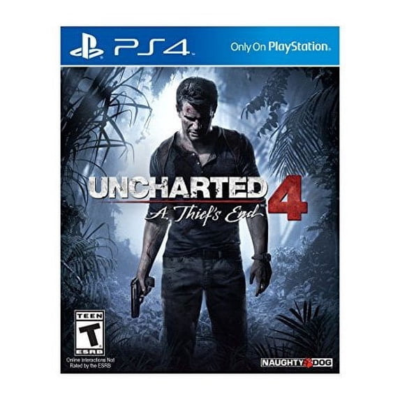 Pre-Owned Uncharted 4: A Thief's End, Physical, PlayStation 4, Action & Adventure, RPG, Parental Controls
