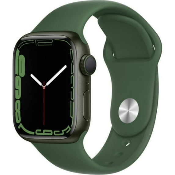 Pre-Owned Used Apple Watch Series 7 41mm GPS Green Aluminum Case - Clover Sport Band