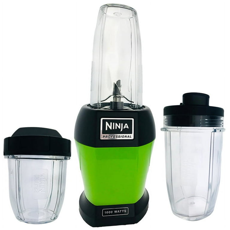 Pre-Owned Used Ninja Profesional Blender BL454QGN Powerful 1000 Watts Motor  Base BPA Free 2ft Power Cord Nutri Ninja Vitamin Nutrient Extractor Single  Serve BL454 (Certified) (Refurbished) 