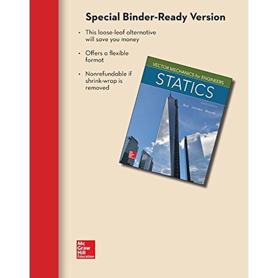 Pre-Owned Vector Mechanics for Engineers: Statics Paperback - USED
