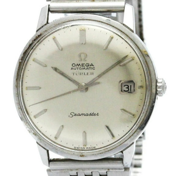 Pre-Owned Vintage OMEGA Seamaster Cal 562 Steel Automatic Watch 166.001 BF571202 (Fair)