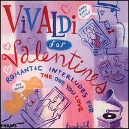 Pre-Owned Vivaldi for Valentines: Romantic Interludes for the One You Love (CD 0028945405124) by Angel Romero (guitar), Anna Maria Cotogni (violin), Arndt Schone (flute), Aurèle Nicolet (flute), Barry