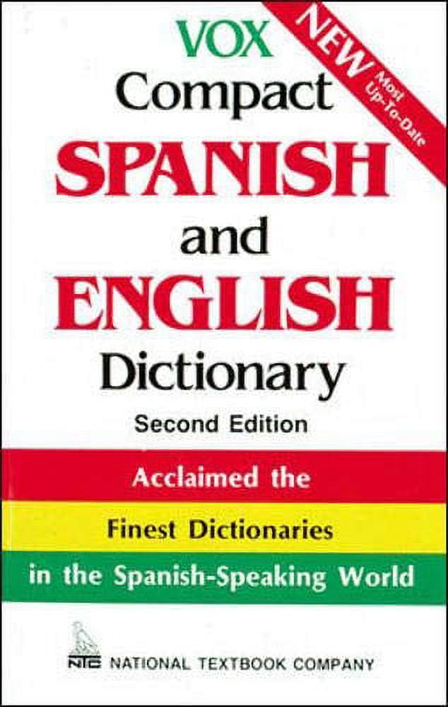 PreOwned Vox Compact Spanish and English Dictionary (VOX Dictionary