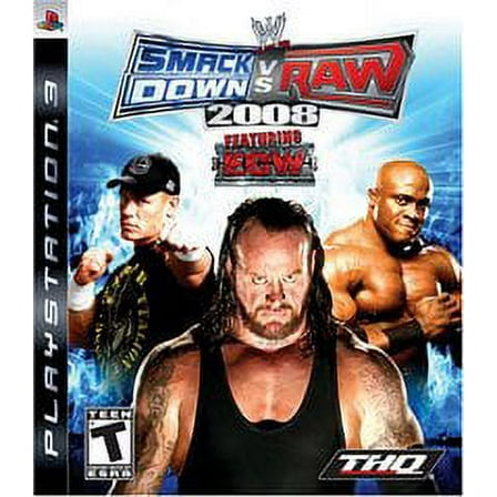 Restored WWE Smackdown vs Raw 2008 - Playstation 3 PS3 (Refurbished)