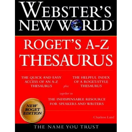 Webster's New World Roget's A-Z Thesaurus [Paperback - Used]