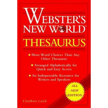 Webster's New World Thesaurus, Used [Hardcover]