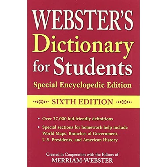 Pre-Owned Webster's for Students Dictionary/Thesaurus Shrink-Wrapped Set Paperback