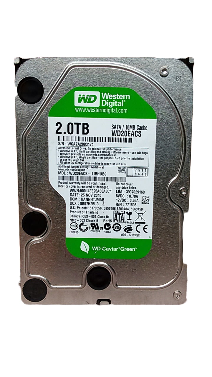 Western digital green on sale 2tb