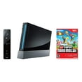 thumbnail image 1 of Pre-Owned Nintendo Wii Console Black with New Super Mario Bros Game, 512 MB Data Storage, 1-Pack, 1 of 1