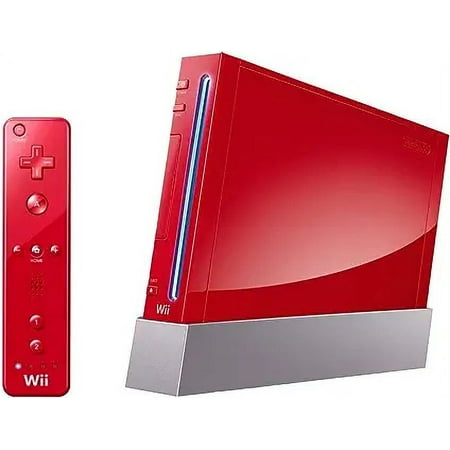 Pre-Owned Wii Console Bundle - Red - Model RVL-001 (/)