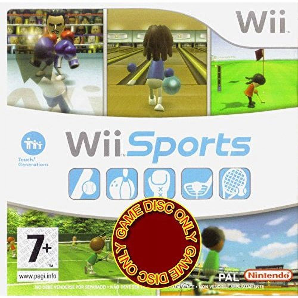 Pre-Owned Wii Sports Game With Tennis Bowling Golf Games, [Physical], Nintendo Wii (Refurbished: Good) - image 1 of 1