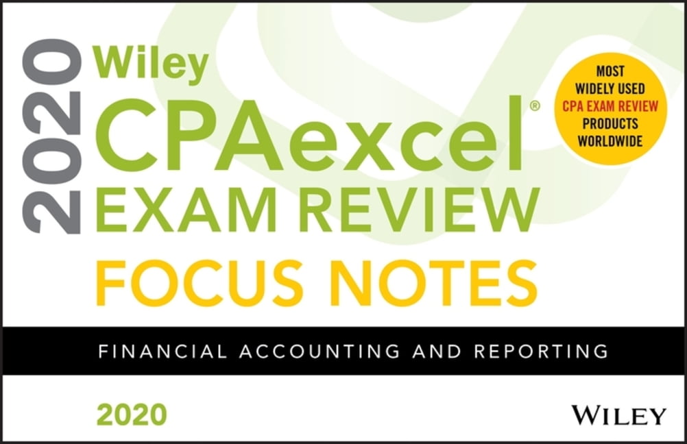 Wiley Cpaexcel Exam Review 2020 Focus Notes Financial Accounting and Reporting (Paperback) by