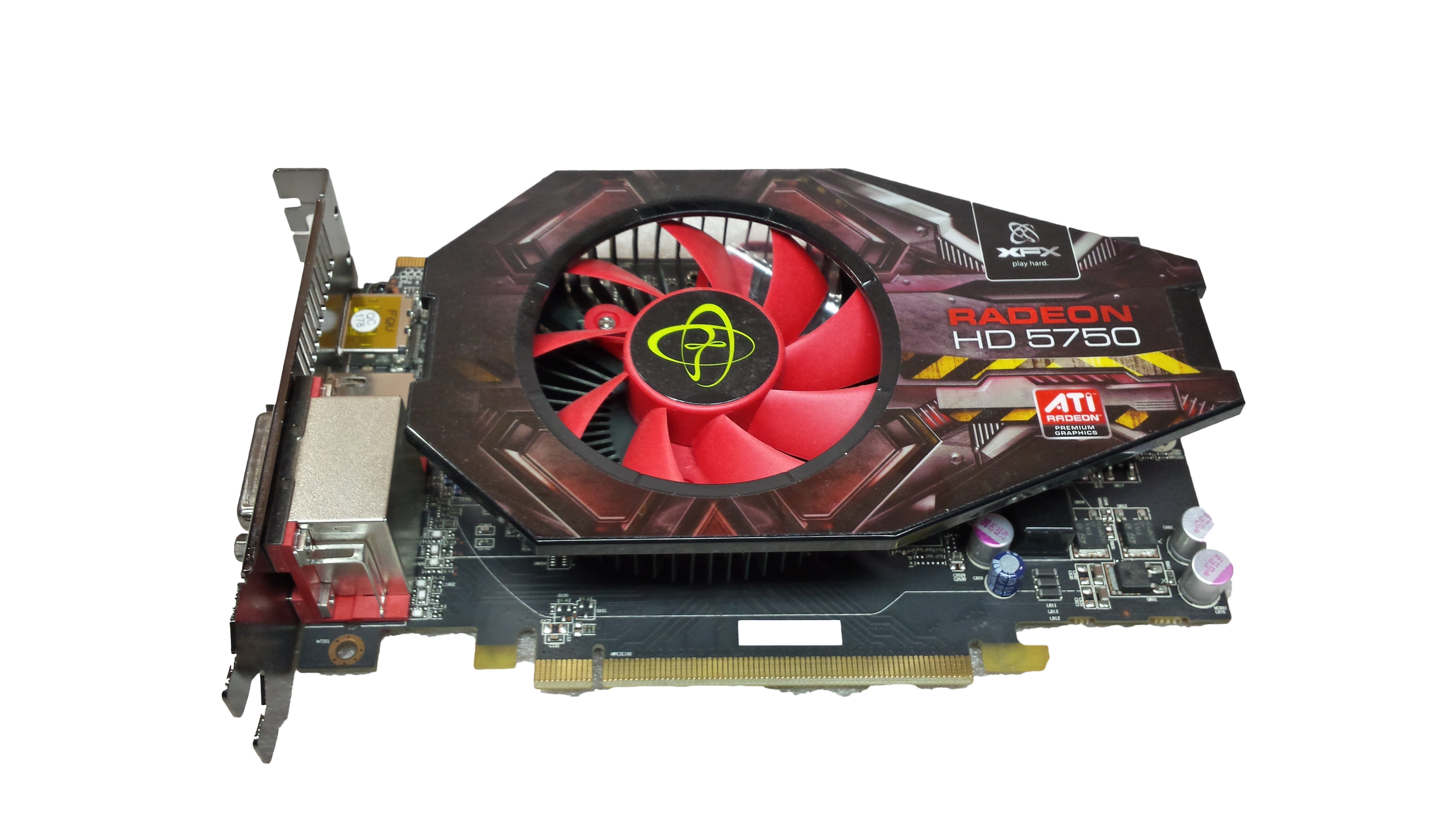 Pre Owned XFX ATI Radeon HD 5750 1 GB GDDR5 SDRAM PCI Express x16 Video Card Good