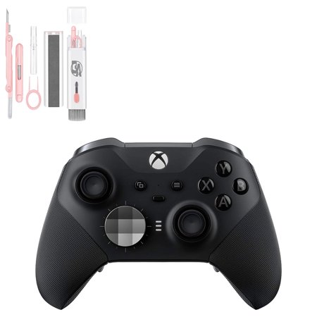 Restored Xbox Elite Series 2 Wireless Gaming Controller Black For Xbox Console With Cleaning Kit BOLT AXTION Bundle (Refurbished)