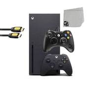 Restored Xbox Series X Video Game Console, 16GB, Black with 2 Controllers