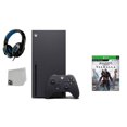 thumbnail image 1 of Pre-Owned Xbox Series X Video Game Console Black with Assassin's Creed Valhalla BOLT AXTION Bundle, 1 of 1