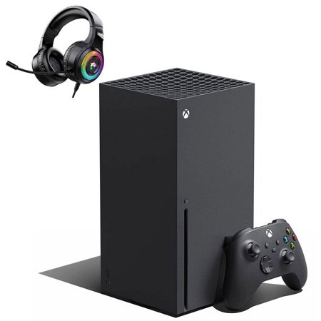 Pre-Owned Xbox Series X Video Game Console Black with BOLT AXTION Bundle (Refurbished: Like New)