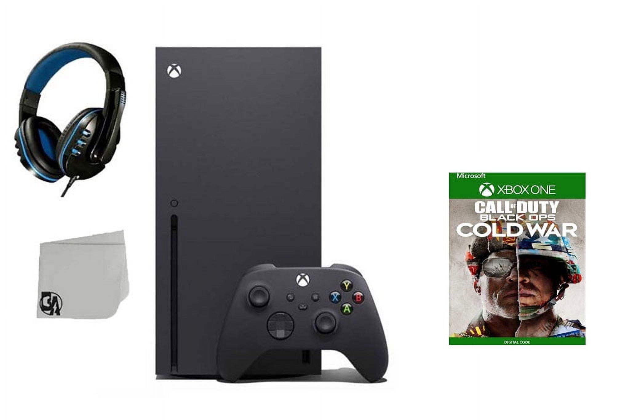 Pre-Owned Xbox Series X Video Game Console Black with Call of Duty Black Ops Cold War BOLT AXTION Bundle ( )