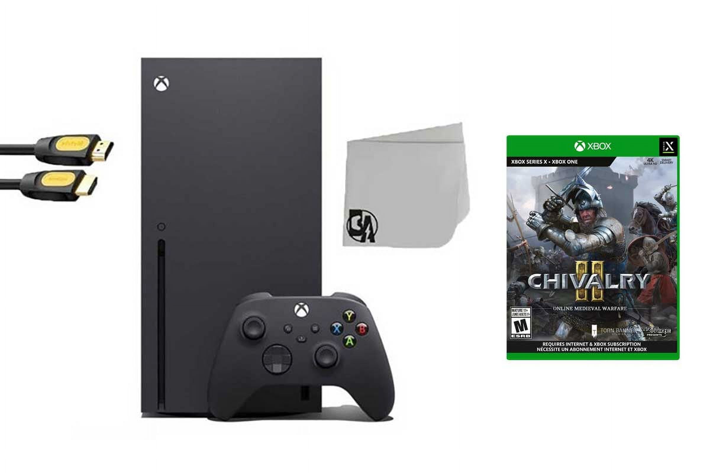 PreOwned Xbox Series X Video Game Console Black with Chivalry 2 BOLT AXTION Bundle
