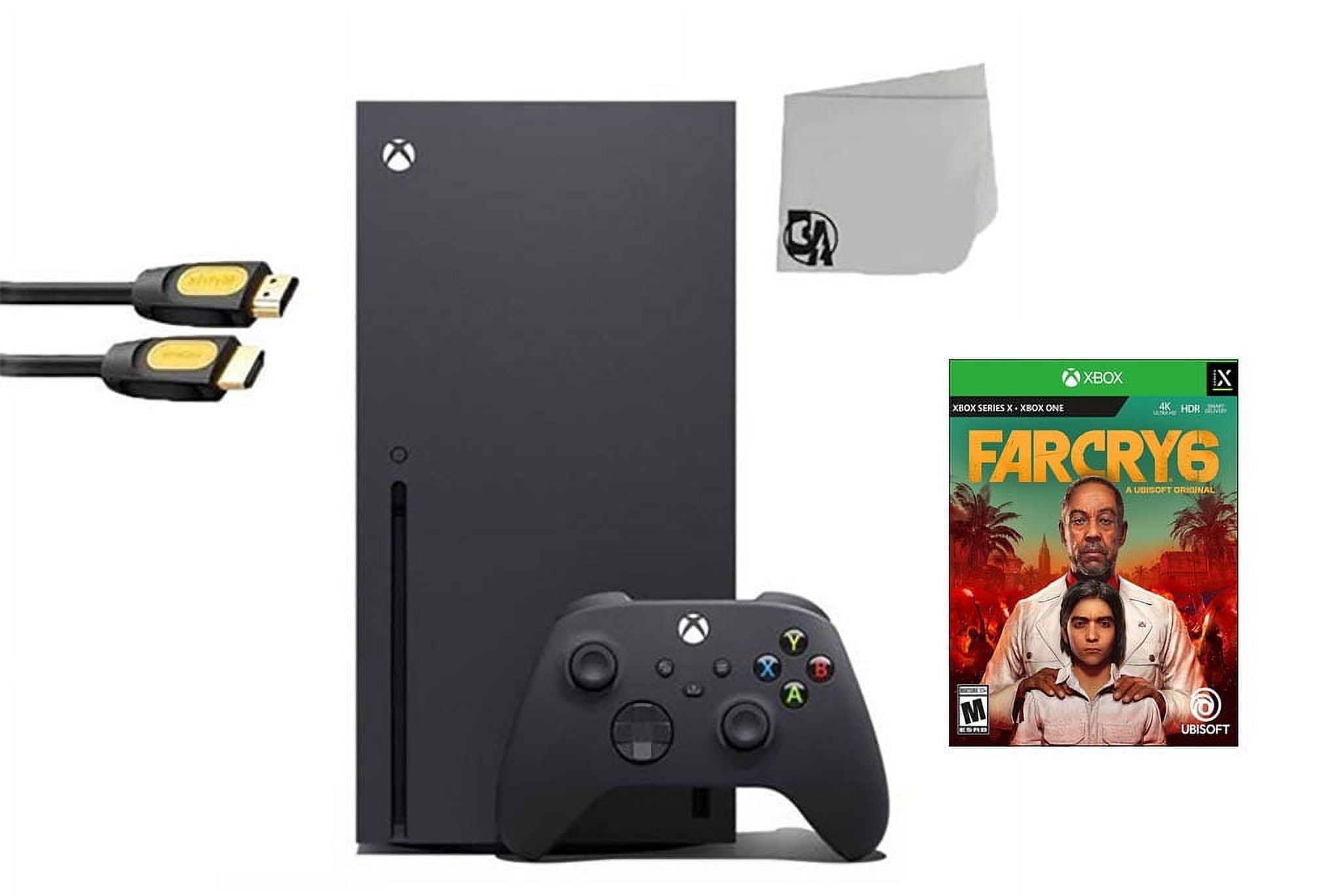 Pre-Owned Xbox Series X Video Game Console Black with Far Cry 6 BOLT AXTION Bundle