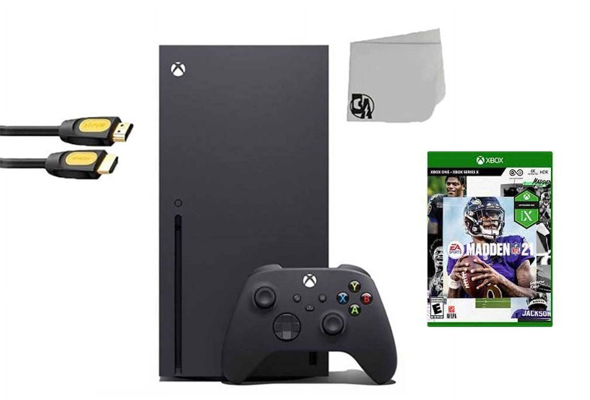 Pre-Owned Xbox Series X Video Game Console Black with Madden NFL 21 BOLT AXTION ( )