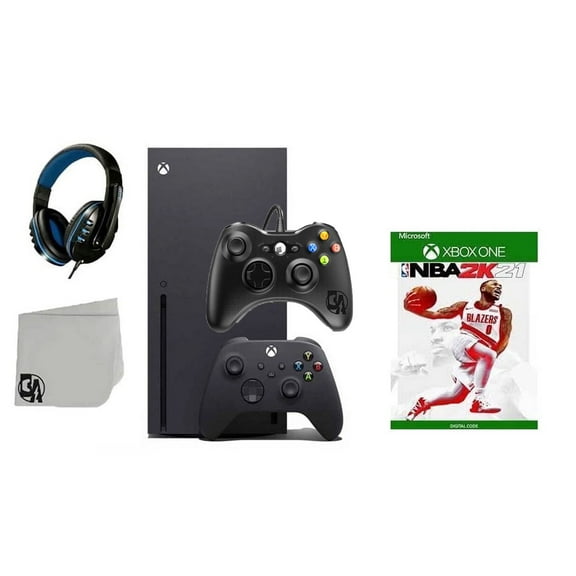 Pre-Owned Xbox Series X Video Game Console with 16GB Data Storage, NBA 2K21 Edition, Black