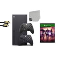 thumbnail image 1 of Pre-Owned Xbox Series X Video Game Console Black with Outriders BOLT AXTION Bundle with 2 Controller, 1 of 7