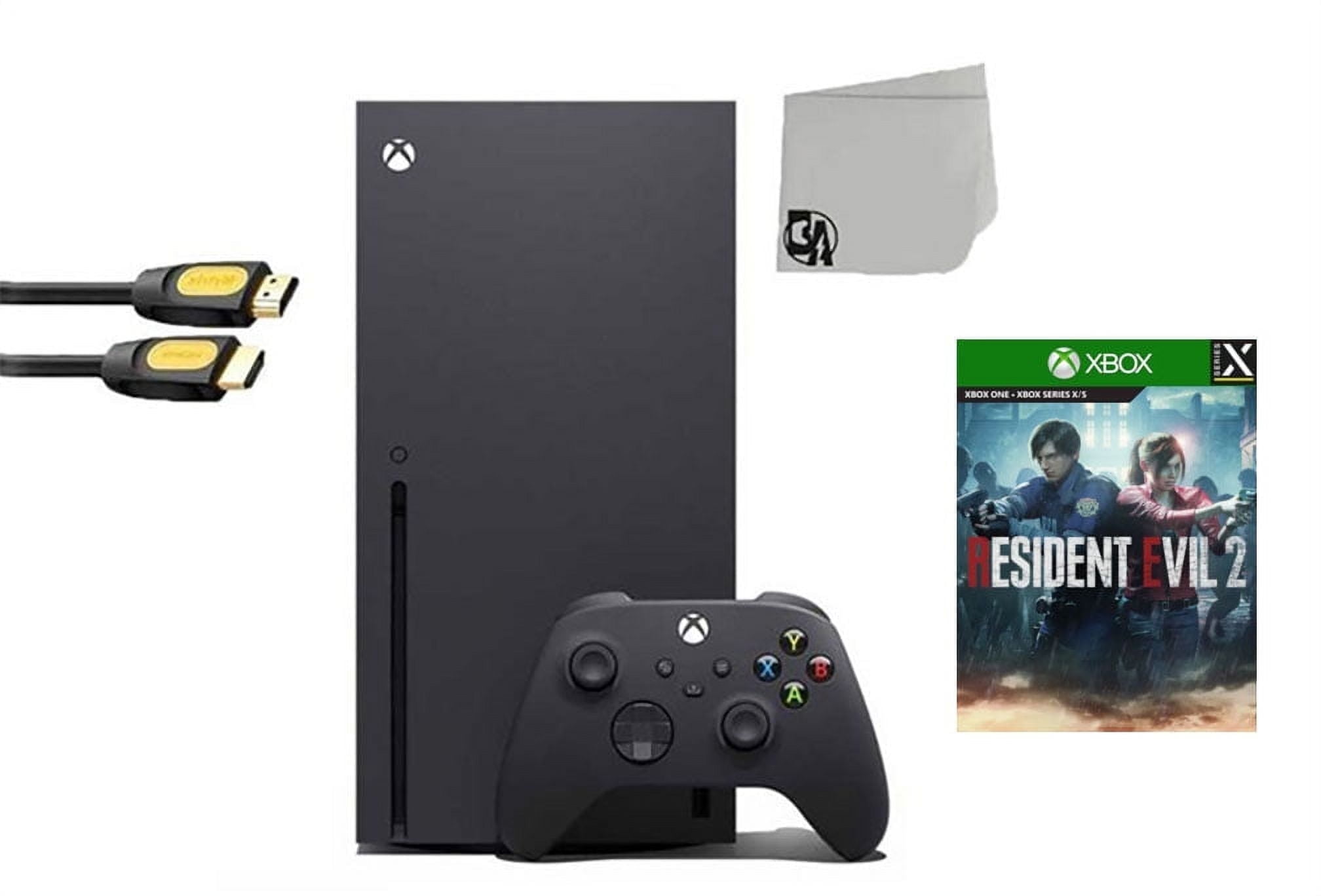 Pre-Owned Xbox Series X Video Game Console Black with Resident Evil 2 BOLT AXTION ( )