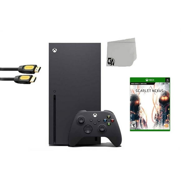Pre-Owned Xbox Series X Video Game Console Black with Scarlet Nexus BOLT AXTION Bundle ( )