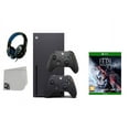 thumbnail image 1 of Pre-Owned Xbox Series X Video Game Console Black with Star Wars Jedi Fallen Order BOLT AXTION Bundle with 2 Controller, 1 of 7