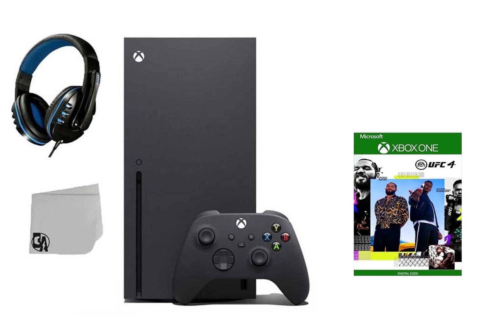 Restored Xbox Series X Video Game Console Black with UFC 4 BOLT AXTION (Refurbished)