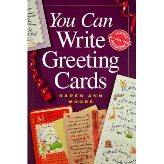 Pre-Owned You Can Write Greeting Cards (Paperback) 0898798248 9780898798241