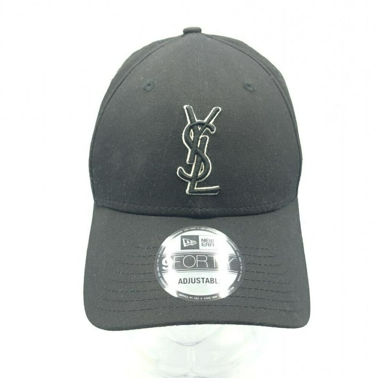 Pre-Owned Yves Saint Laurent SAINT LAURENT PARIS NEW ERA YSL Monogram Cap  Saint Laurent (Fair) - Walmart.com