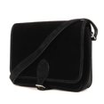 thumbnail image 1 of Pre-Owned Yves Saint Laurent SAINT LAURENT PARIS Saint Laurent Paris One Strap Flap YSL Monogram Velvet Shoulder Bag Black Men's (Good), 1 of 4