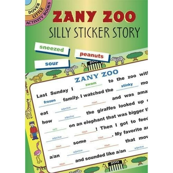 Pre-Owned Zany Zoo: Silly Sticker Story (Little Activity Books) Paperback