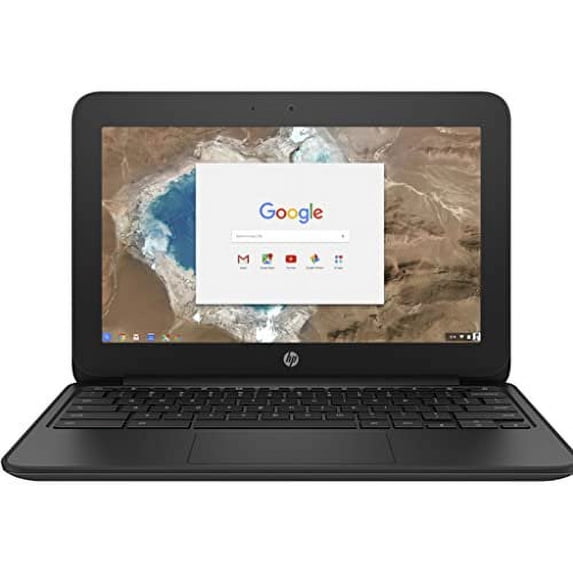 Pre-Owned HP 11 G5 Chromebook 11.6in Touch Screen Laptop Intel Celeron N 1.60GHz 4GB 16GB SSD (16GB), Black