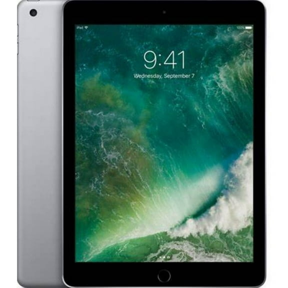 Pre-Owned Apple iPad 5th Gen 9.7" Tablets WiFi 128GB (2017) Space Gray