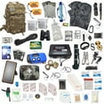thumbnail image 1 of Pre-Packed Emergency Survival Kit/Bug Out Bag for 2 - Over 175 Total Pieces of Disaster Preparedness Supplies for Hurricanes, Floods, Earth Quakes & Other Disasters, Camo, 1 of 10