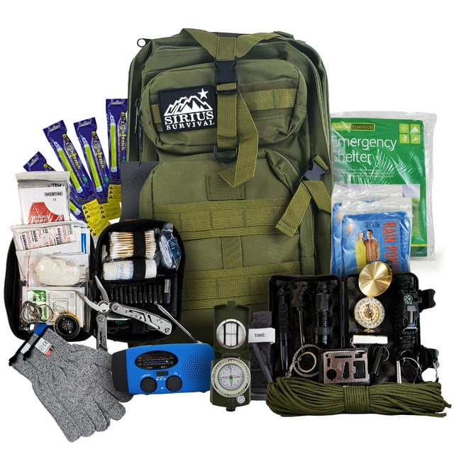 Pre-Packed Survival Backpack - Survival Kit for Family - Be Prepared ...