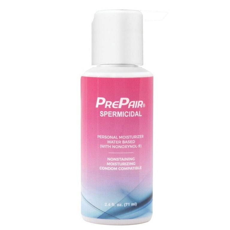Trimensa PrePair Spermicidal Lubricant, 2.4 oz, Water-Based, 1%  Nonoxynol-9, Latex Compatible