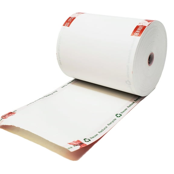 (Pre-Printed) 3 1/8 x 230 thermal Paper 50 BPA Free Coreless Rolls with Eco Friendly and Non Toxic Rolls Design