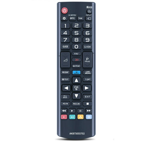 Pre-Programmed Universal Remote for All Models of LG LED TV, Smart TV, 4K SUHD, 3D and OLED TVs.