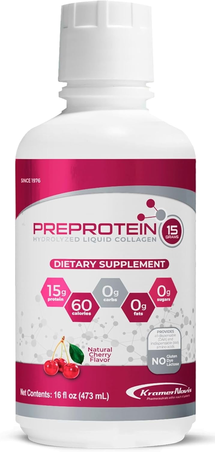Predigested PreProtein 15 Liquid Predigested Protein, 16oz Cherry Bottle - Walmart.com