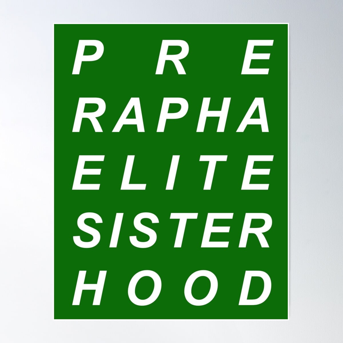 Pre Raphaelite Sisterhood Feminist Art History Poster Wall Art, Modern ...