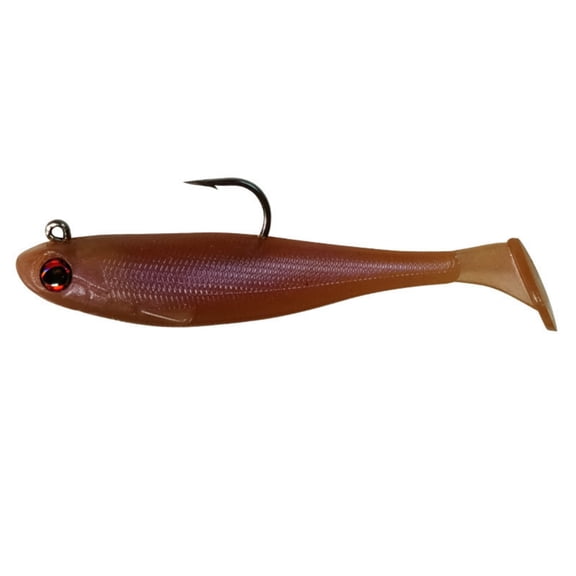 Pre Rigged Paddle Tail Swimbaits, Soft Shadtale Lures with Jig Heads, Vibrating Sinking Lures for Bass Trout Walleye Pike Muskie Crappie, Freshwater and Saltwater Jigging Bait